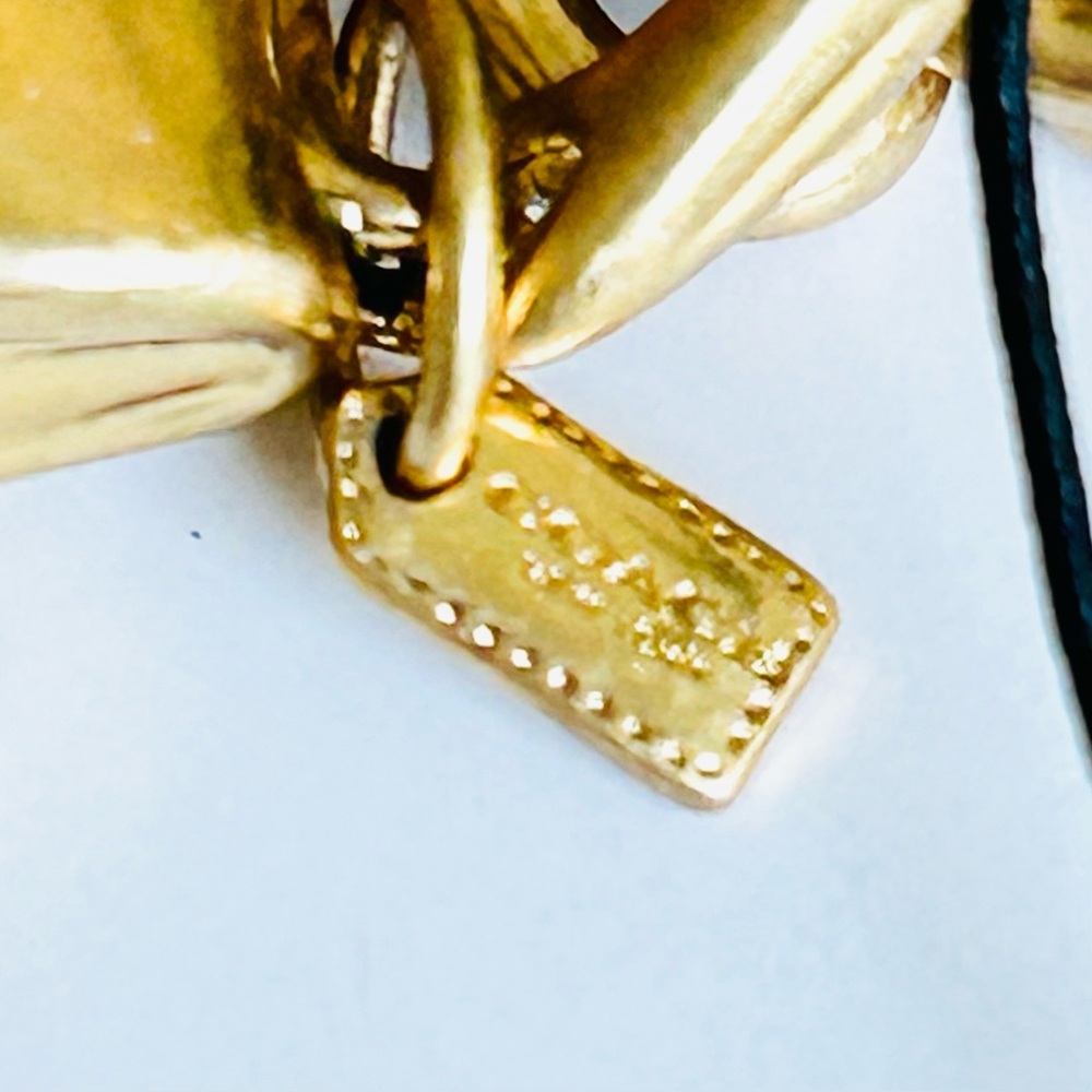 Coach Tabby Mini Handbag Charm Paperclip Chain Link Toggle Bracelet NEW - Picture 9 of 9